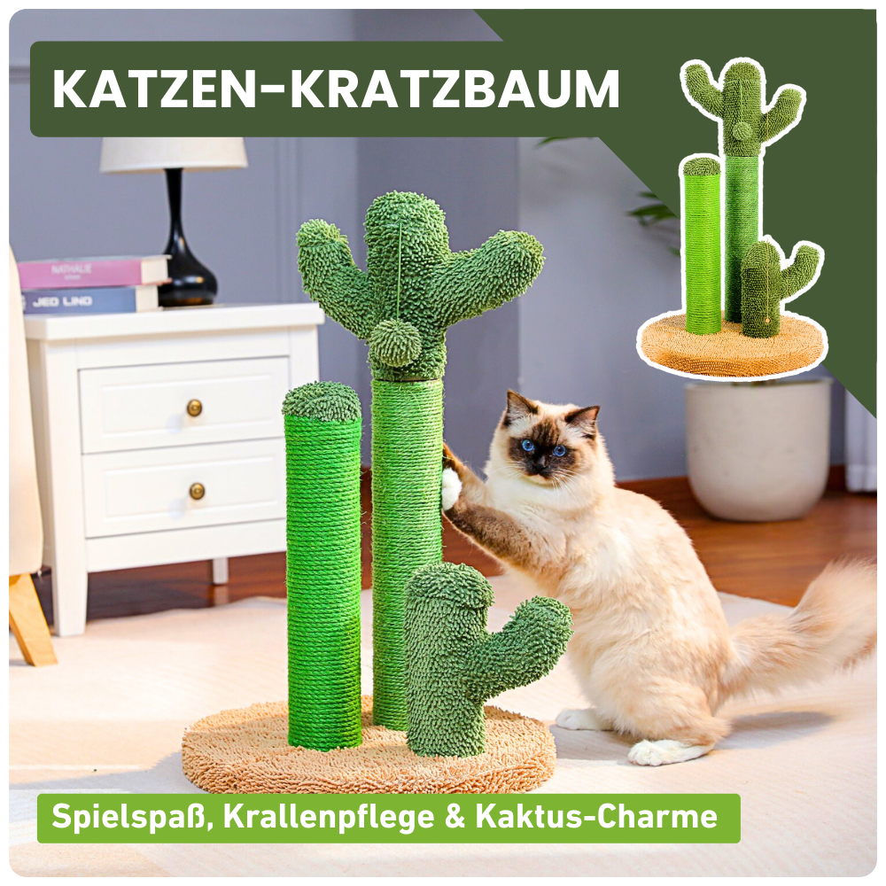Kratzbaum in Kaktusform – Stylisch, verspielt & einfach zum Krallenverlieben