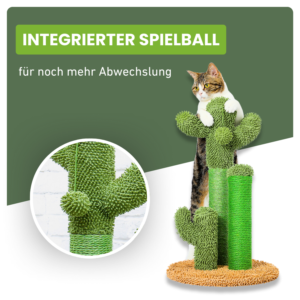 Kratzbaum in Kaktusform – Stylisch, verspielt & einfach zum Krallenverlieben