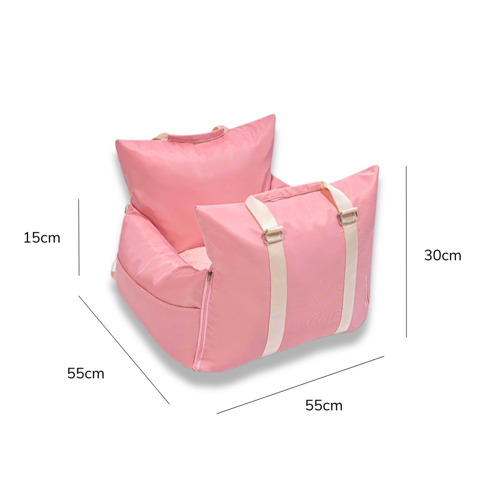 2-in-1 Tragetasche & Autositz für Hunde & Katzen – Sicher, bequem und immer dabei