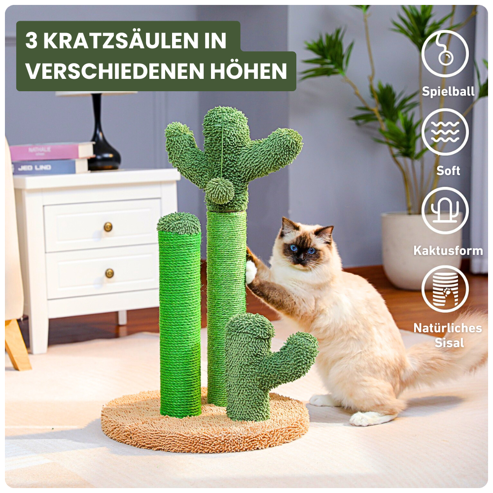 Kratzbaum in Kaktusform – Stylisch, verspielt & einfach zum Krallenverlieben